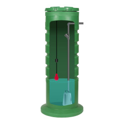 Poste de relevage ALTIDRAIN 850 avec pompe DR STEEL 75 Monophasé