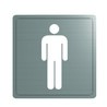 Silhouette murale Homme Inox 304 satiné