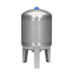 Réservoir à vessie 100 L cylindrique - Inox Aisi 304