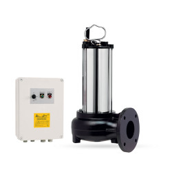 Pompe de relevage SEMISOM 650 monophasée pour eaux chargées, avec coffret