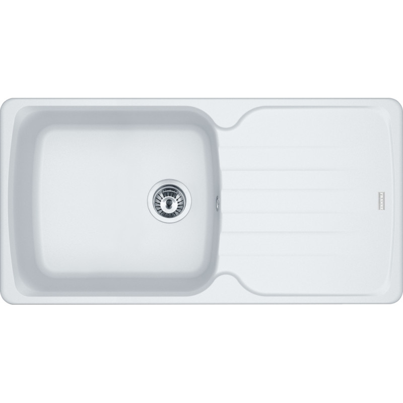 Évier Fragranit AZG 611-XL ANTEA 1 grande cuve, avec égouttoir (réversible) - 970x500mm