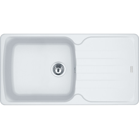 Évier Fragranit AZG 611-XL ANTEA 1 grande cuve, avec égouttoir (réversible) - 970x500mm
