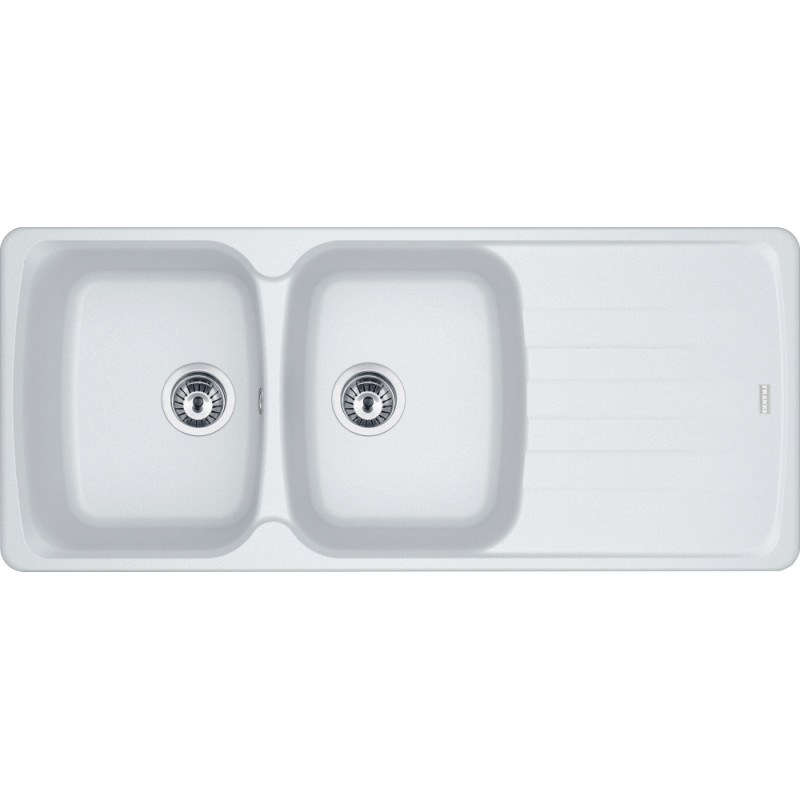 Évier Fragranit AZG 621 ANTEA 2 cuves, avec égouttoir (réversible) - 1160x500mm