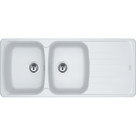 Évier Fragranit AZG 621 ANTEA 2 cuves, avec égouttoir (réversible) - 1160x500mm