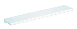Tablette murale 120x600 acier blanc