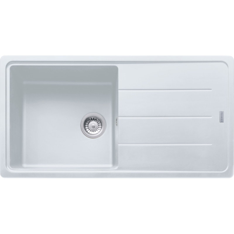 Évier Fragranit BFG 611-97 BASIS 1 cuve, avec égouttoir (réversible) - 970x500mm