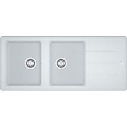 Évier Fragranit BFG 621 BASIS 2 cuves, avec égouttoir (réversible) - 1160x500mm