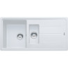 Évier Fragranit BFG 651 BASIS 1 cuve 1/2, avec égouttoir (réversible) - 970x500mm