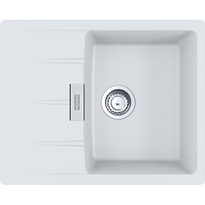 Évier Fragranit CNG 611-62 CENTRO 1 cuve, avec égouttoir (réversible) - 620x500mm