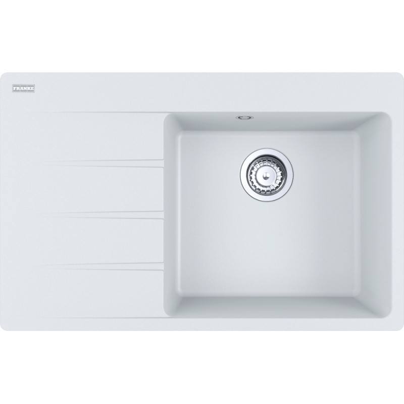 Évier Fragranit CNG 611-78 CENTRO 2.0 1 cuve XL, avec égouttoir à gauche - 780x500mm