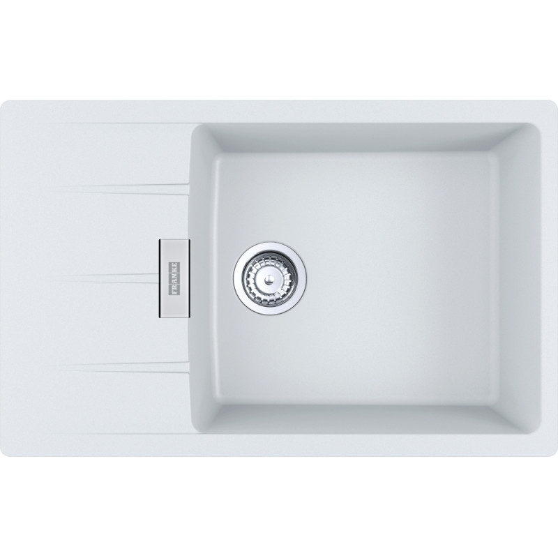 Évier Fragranit CNG 611-XLC CENTRO 1 grande cuve, avec égouttoir (réversible) - 780x500mm