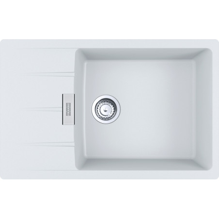 Évier Fragranit CNG 611-XLC CENTRO 1 grande cuve, avec égouttoir (réversible) - 780x500mm