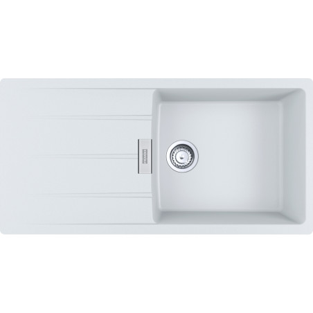 Évier Fragranit CNG 611-XL CENTRO 1 grande cuve, avec égouttoir (réversible) - 1000x500mm