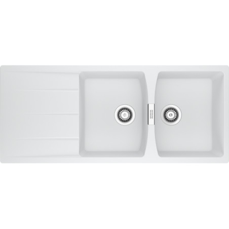Évier Fragranit CNG 621 CENTRO 2 cuves, avec égouttoir (réversible) - 1160x500mm