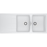 Évier Fragranit CNG 621 CENTRO 2 cuves, avec égouttoir (réversible) - 1160x500mm