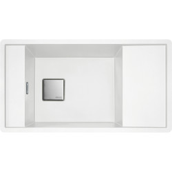 Évier Fragranit FSG 611-88 FRAMES 1 cuve, avec égouttoir (réversible) - 877x495mm