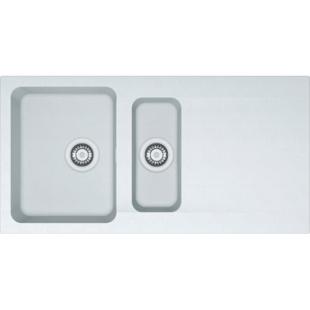 Évier Tectonite OID 651 ORION 1 cuve 1/2, avec égouttoir (réversible) - 1000x510mm