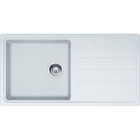 Évier Tectonite OPALE 611-97 1 cuve avec égouttoir (réversible) - 970x500mm