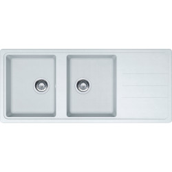 Évier Tectonite OPALE 621 2 cuves avec égouttoir (réversible) - 1160x500mm