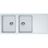 Évier Tectonite OPALE 621 2 cuves avec égouttoir (réversible) - 1160x500mm