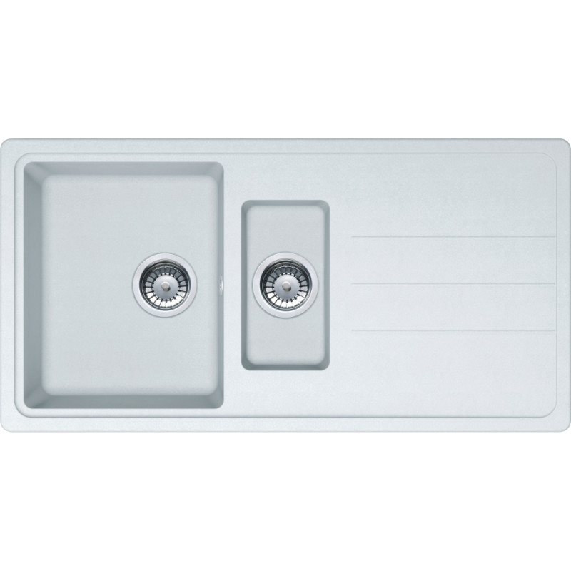 Évier Tectonite OPALE 651 1 cuve et demi avec égouttoir (réversible) - 970x500mm