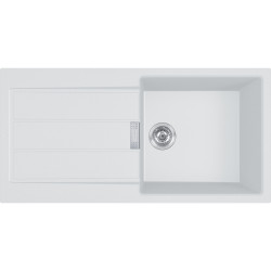 Évier Tectonite S2D 611-100 SIRIUS 2 1 cuve, avec égouttoir (réversible) - 1000x500mm