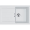 Évier Tectonite S2D 611-78 SIRIUS 2 1 cuve, avec égouttoir (réversible) - 780x500mm