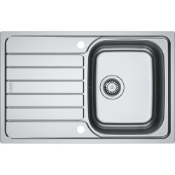 Évier Inox SKL 611-78 SPARK 1 cuve, avec égouttoir (réversible) - 780x500mm