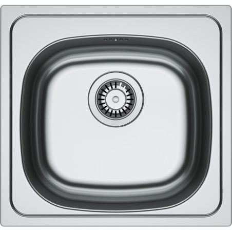 Évier Inox SKN 610-37 SPARK cuve inox, 1 cuve - 455x435mm