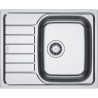Évier Inox SKX 611-62 SPARK 1 cuve, avec égouttoir (réversible) - 620x500mm