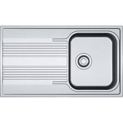Évier Inox SRX 611-86 SMART 1 cuve R70, avec égouttoir (réversible) - 860x500mm