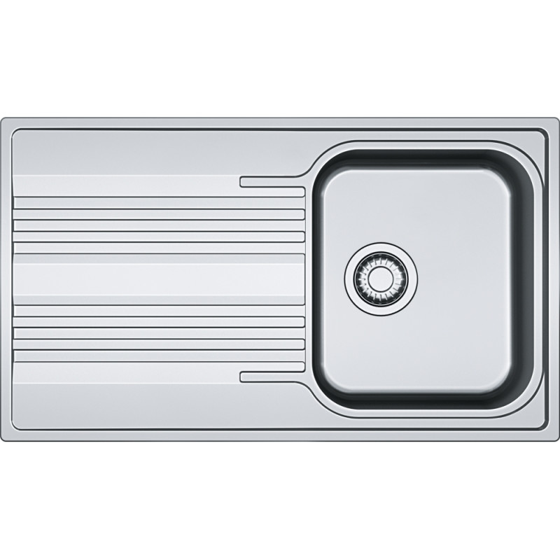 Évier Inox SRX 611-86 SMART 1 cuve R70, avec égouttoir (réversible) - 860x500mm