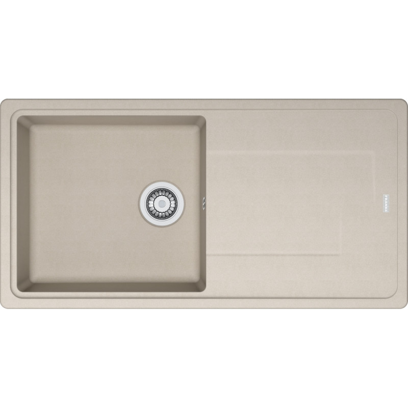 Évier Tectonite TTD 611-97 TITAN 1 cuve avec égouttoir - 970x500mm