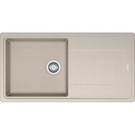 Évier Tectonite TTD 611-97 TITAN 1 cuve avec égouttoir - 970x500mm