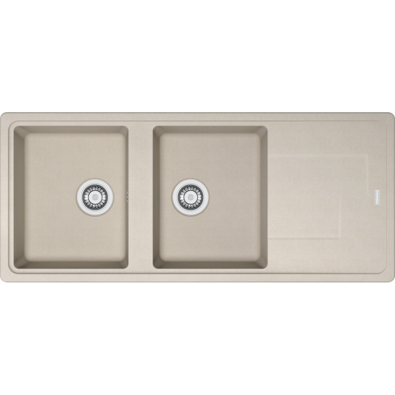 Évier Tectonite TTD 621 TITAN Evier TECTONITE 2 cuves avec égouttoir - 1160x500mm
