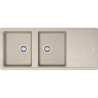 Évier Tectonite TTD 621 TITAN Evier TECTONITE 2 cuves avec égouttoir - 1160x500mm