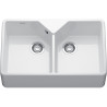 Évier Fraceram BFK 720-36-36 BELFAST cuve fraceram, 2 cuves - 793x489mm
