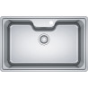 Cuve Inox BCX 610-81 BELL 1 cuve R50, sans égouttoir - 810x510mm