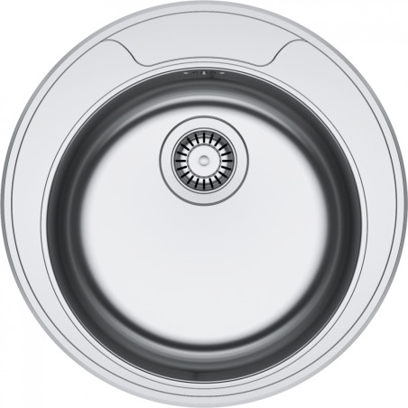 Cuve Inox ROX 610-39 ROTONDO 1 cuve ronde, sans égouttoir
