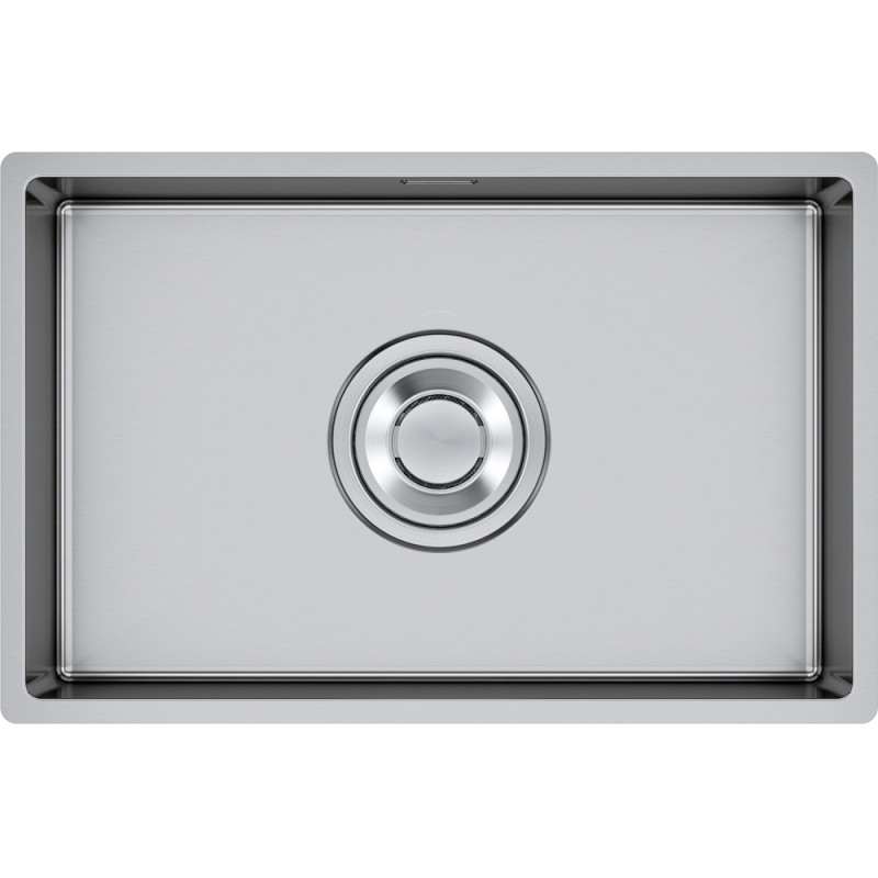 Cuve Inox BDX 110-65 BOX DRAIN SILENT 1 grande cuve, sans égouttoir - 690x450mm