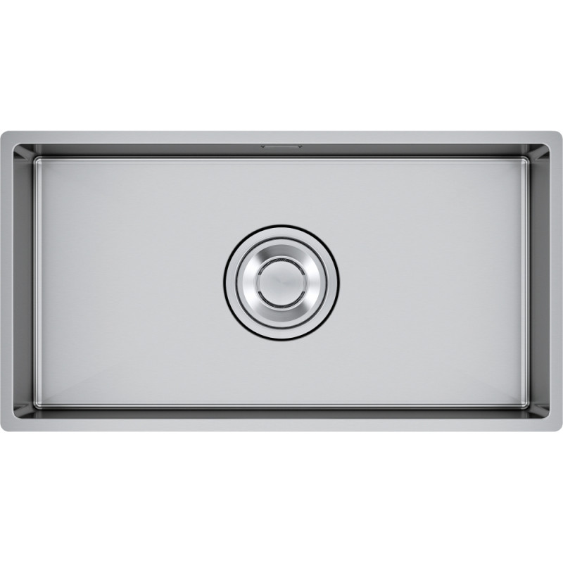 Cuve Inox BDX 110-80 BOX DRAIN SILENT 1 grande cuve, sans égouttoir - 840x450mm