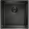 Cuve Inox BXM 110-40 BOX cuve inox pvd anthracite avec revêtement, 1 cuve R12 - 440x450mm - vidage automatique