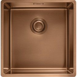 Cuve Inox BXM 110-40 BOX cuve inox pvd cuivre avec revêtement, 1 cuve R12 - 440x450mm - vidage automatique