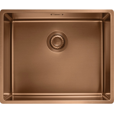 Cuve Inox BXM 110-50 BOX cuve inox pvd cuivre avec revêtement, 1 cuve R12 - 540x450mm - vidage manuel