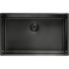 Cuve Inox BXM 110-68 BOX cuve inox pvd anthracite avec revêtement, 1 cuve R12 - 725x450mm - vidage automatique