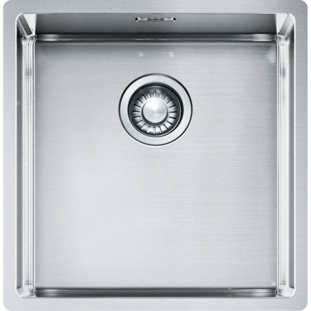 Cuve Inox BXX 110-40 BOX 1 cuve R12, sans égouttoir - 440x450mm - vidage manuel