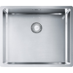 Cuve Inox BXX 110-50 BOX 1 grande cuve R12, sans égouttoir - 540x450mm - vidage manuel