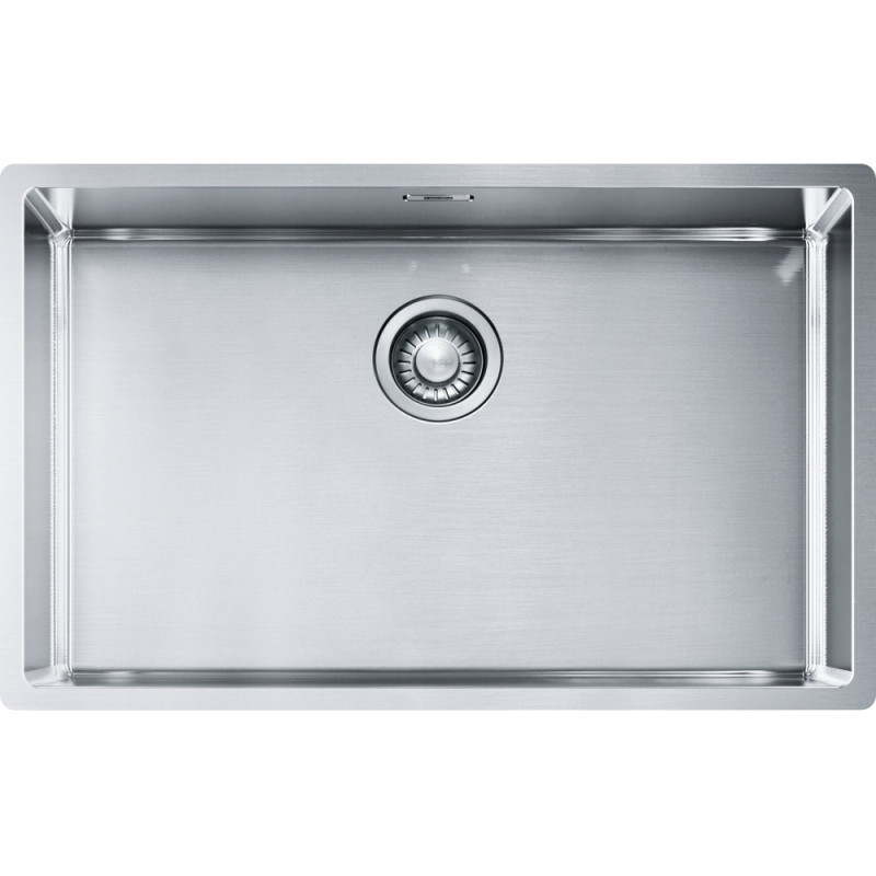 Cuve Inox BXX 110-68 BOX 1 grande cuve R12, sans égouttoir - 725x450mm - vidage automatique