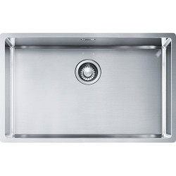 Cuve Inox BXX 110-68 BOX 1 grande cuve R12, sans égouttoir - 725x450mm - vidage manuel