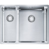 Cuve Inox BXX 160-34-16 BOX 1 cuve 1/2 R12, sans égouttoir - 560x450mm - vidage manuel